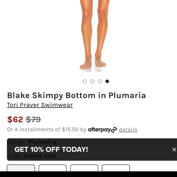 TORI PRAVER SWIMWEAR Bikini SET! In Plumeria - Picture 4 of 7